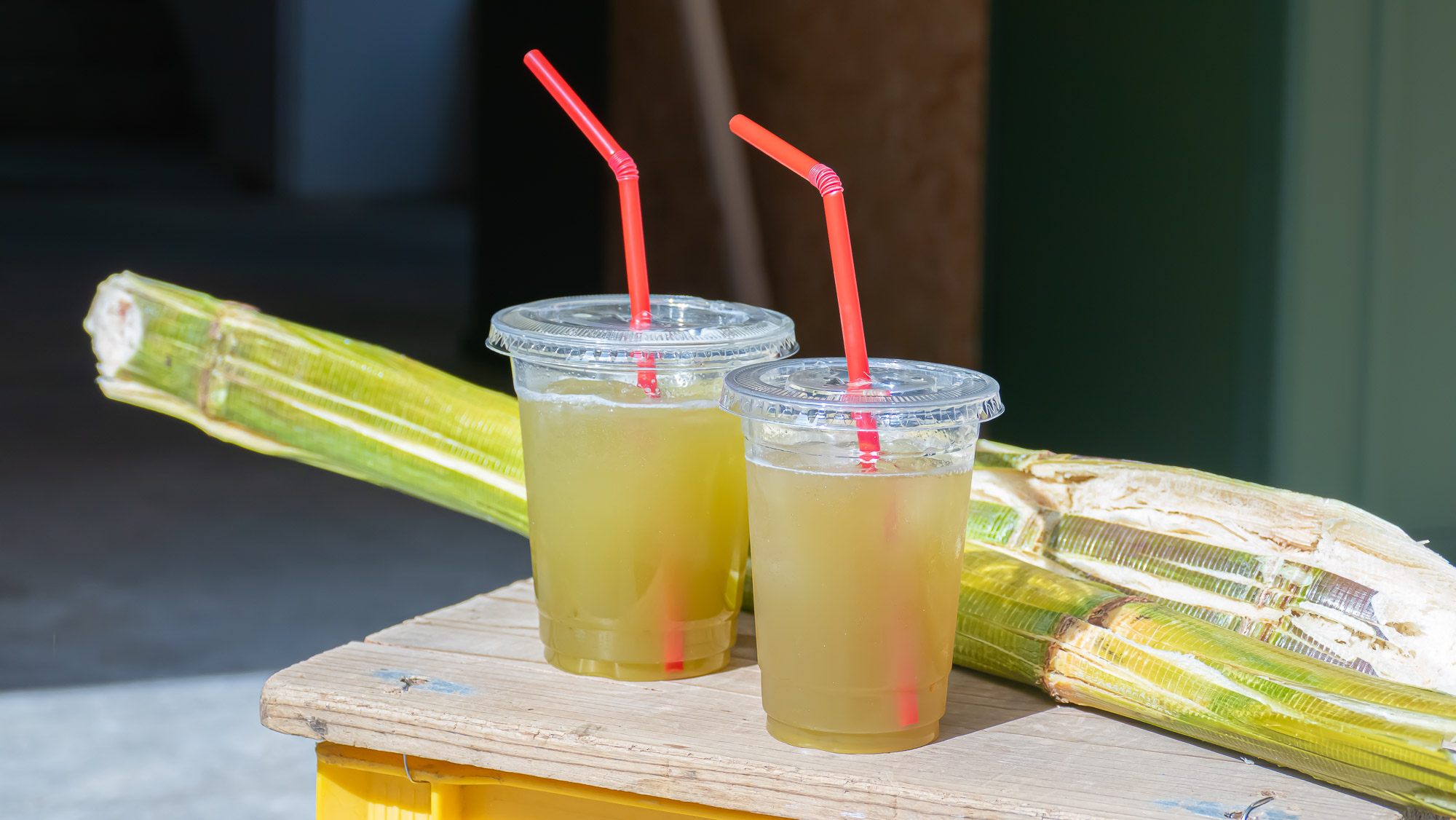 新鮮なさとうきびジュースイメージ